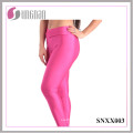 2015 dames sexy pantalons taille haute coton leggings sport (SNXX003)